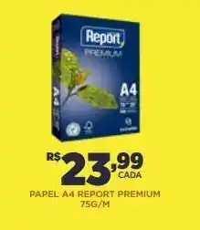 Papel a4 report 75g/m