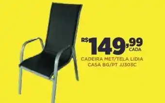 DB Supermercados Cadeira met/tela lidia oferta