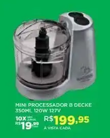 DB Supermercados Mini processador black & decker 350ml oferta