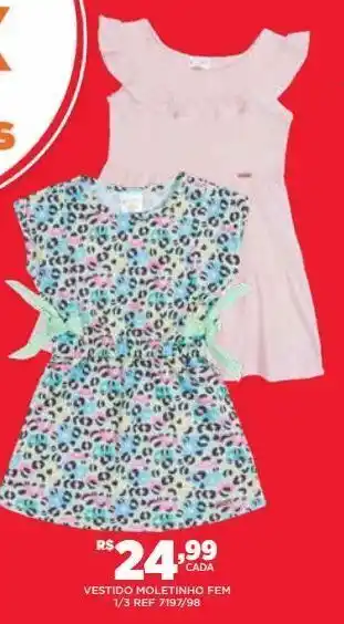 Vestidos moletinho