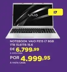 DB Supermercados Notebook vaio oferta