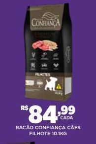 DB Supermercados Ração para cães confiança 10,1kg oferta