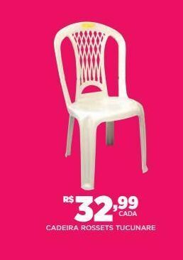 DB Supermercados Cadeira rossets oferta