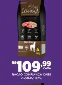 DB Supermercados Ração para cães confiança 15kg oferta