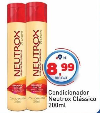 Tonin Superatacado Condicionador neutrox clássico 200ml oferta