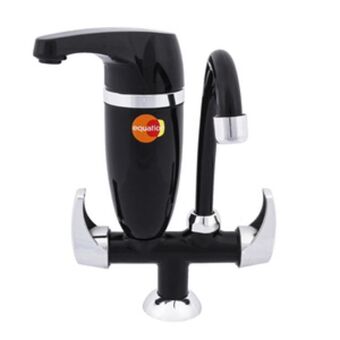 Leroy Merlin Torneira com filtro para pia de cozinha bica alta preta e cromada premium equation oferta
