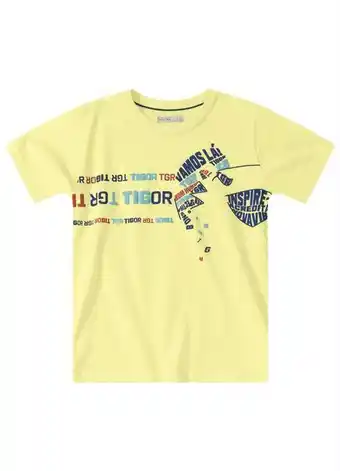 Posthaus Tigor t tigre - camiseta amarela menino oferta
