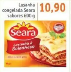 Sonda Lasanha Congelada Seara sabores 600g oferta
