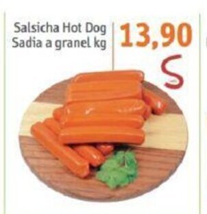 Sonda Salsicha Hot Dog Sadia a granel 1kg oferta