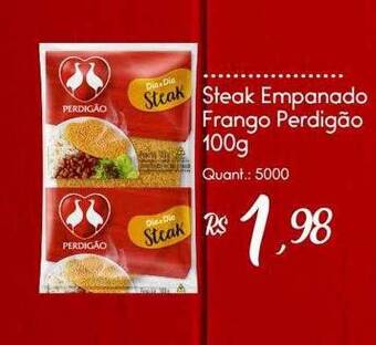 Giassi Supermercados Steak empanado frango perdigão oferta
