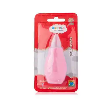 Drogaria Santa Marta Aspirador nasal cefisa de cor rosa com 1 unidade oferta