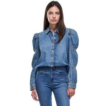 Levi's Blusa levis zuma cinched slv blouse oferta