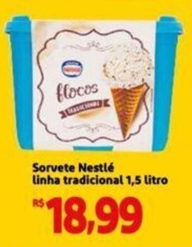 Extra Supermercado Sorvete Nestlé linha Tradicional 1.5L oferta
