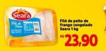 Extra Supermercado Filé de Peito de Frango congelado Sadia 1kg oferta