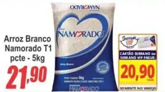 Arroz branco Namorado tipo 1 5kg