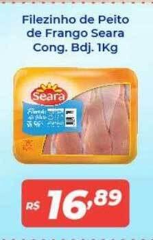 Atakarejo Filezinho de peito de frango seara cong. bdj. oferta