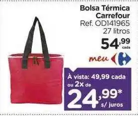 Carrefour Bolsa térmica carrefour oferta