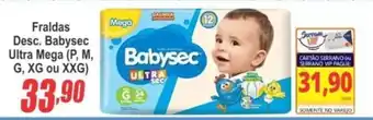 Fralda Desc. Baby Sec. Ultra Mega