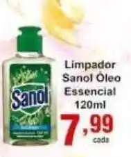 Rossi Supermercado Limpador Sanol Oleo Essencial 120ml oferta