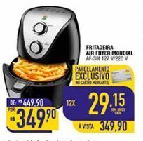 Mercantil Rodrigues Fritadeira air fryer mondial oferta