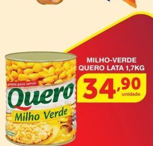 Roldão Milho-verde quero lata 1,7kg oferta
