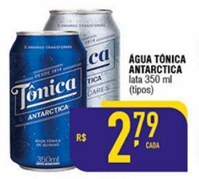 Mercantil Rodrigues Água tônica antarctica 350ml oferta