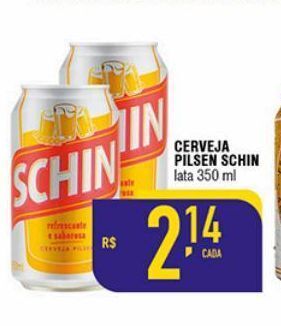 Mercantil Rodrigues Cerveja pilsen schin 350ml oferta