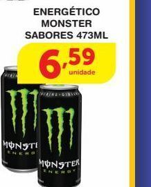 Energético monster sabores 473ml