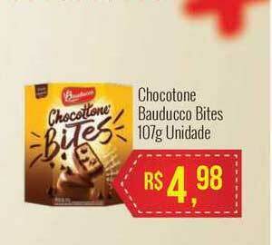 Mart Minas Chocotone Bauducco Bites 107g oferta