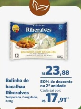 Sam's Club Bolinho de bacalhau Riberalves 360g oferta