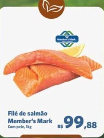Sam's Club Filé de salmão Member's Mark 1kg oferta