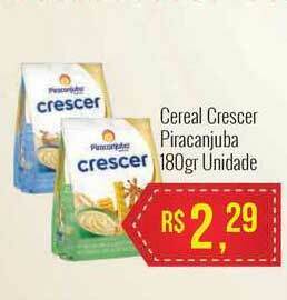 Mart Minas Cereal Crescer Piracanjuba 180g oferta