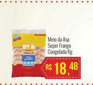 Mart Minas Meio Da Asa Super Frango Congelada 1kg oferta