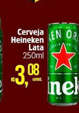 Atacado Máximo Cerveja Heineken Lata 250ml oferta