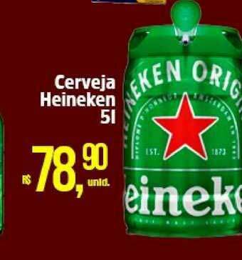 Atacado Máximo Cerveja Heineken 5L oferta