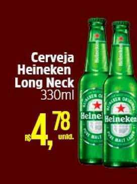 Atacado Máximo Cerveja Heineken Long Neck 330ml oferta
