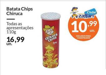 Zaffari Batata Chips Chiruca 110g oferta