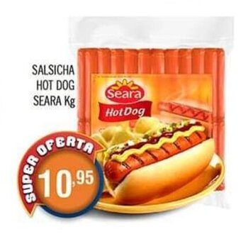 Central Supermercados Salsicha Hot Dog Seara 1kg oferta