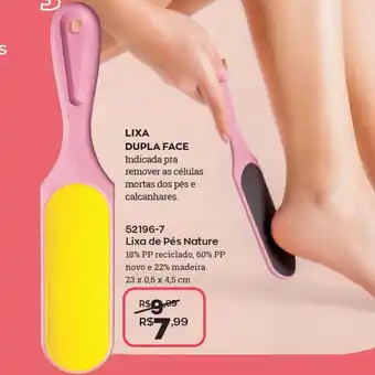 Lixa de pés natura
