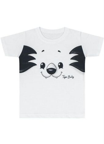 Tigor t tigre - camiseta menino branca