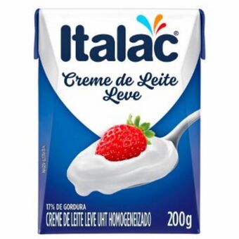 Supermercado Estrela Azul Cr de leite italac leve tp 200g oferta