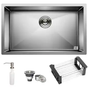 Leroy Merlin Cuba quadrada inox 304 cozinha pia embutir sobrepor gourmet 70x40 premium com acessórios - ec245 oferta
