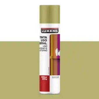 Leroy Merlin Tinta spray uso geral dourado 400ml luxens oferta