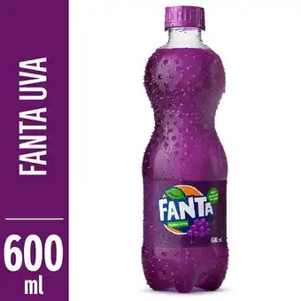 Super Nosso Refrigerante fanta uva pet 600 ml oferta