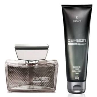 Eudora Kit cromo colônia desodorante + shower gel oferta