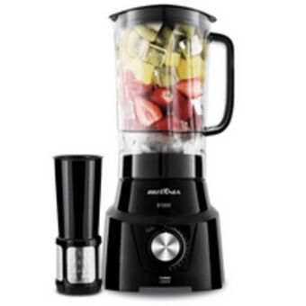 Novo Mundo Liquidificador britânia, 1200w, 6 lâminas, 12 velocidades, 3l - b1000 oferta