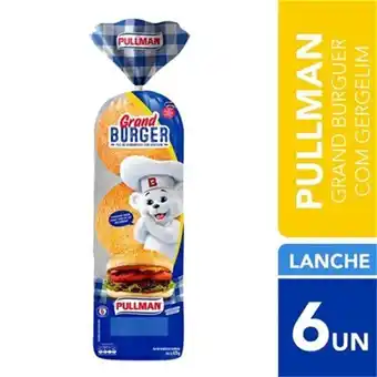 San Michel Supermercados Pao de hamburguer pullman 420g gergelim oferta