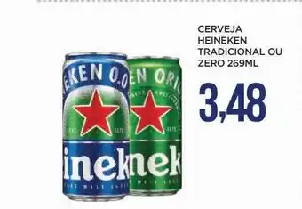 Apoio Mineiro Cerveja heineken traidiconal ou zero oferta
