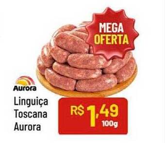 Supermercados Goes Linguiça toscana aurora oferta