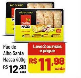 Supermercados Goes Pão de alho santa massa oferta